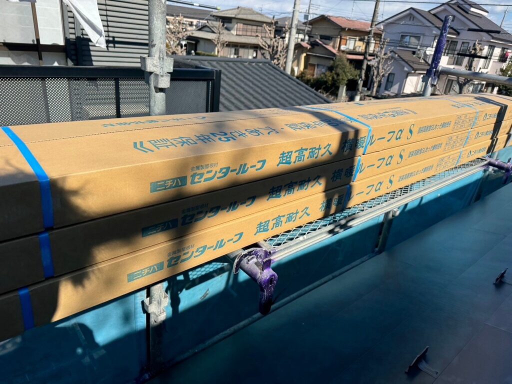 使用材料<br />
→横暖ルーフas<br />
(ギングロ)