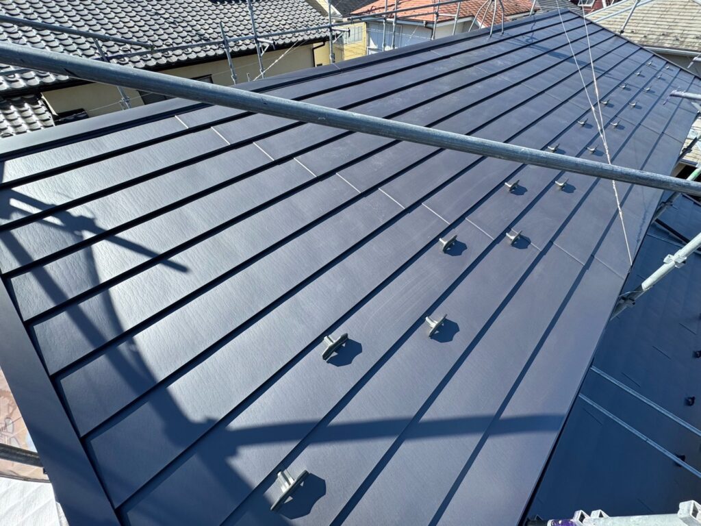 施工完了:大屋根<br />