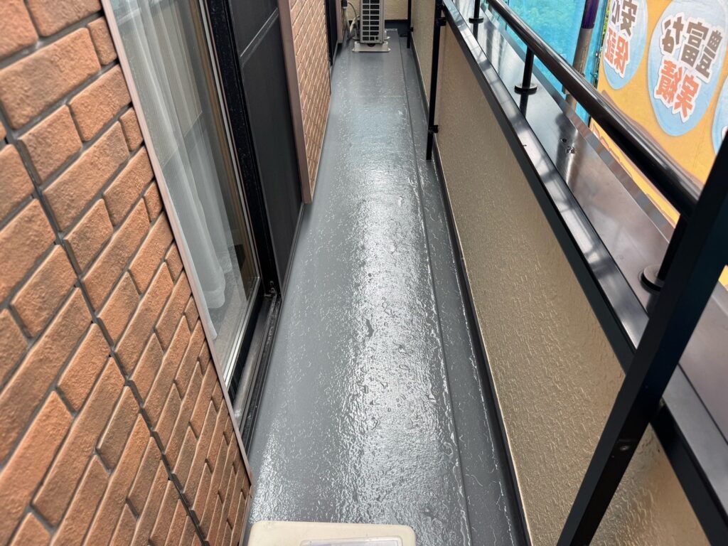 ベランダ：施工完了