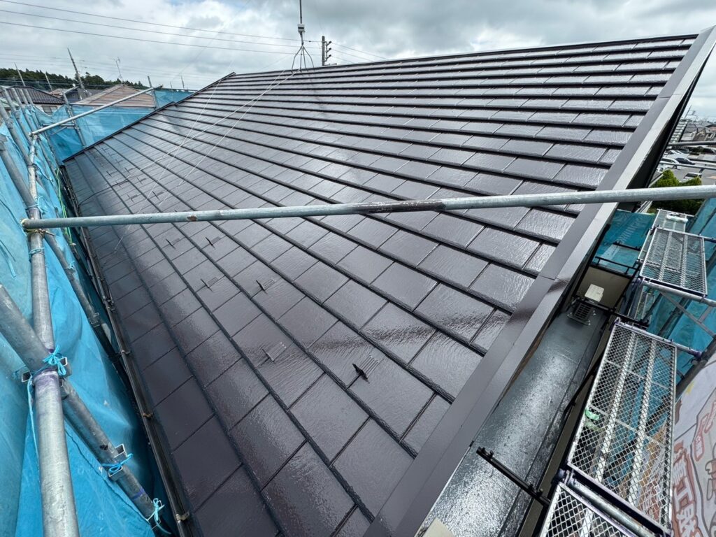 屋根：施工完了（大屋根）