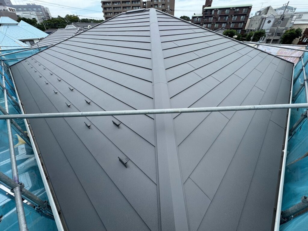 施工完了：西・北面