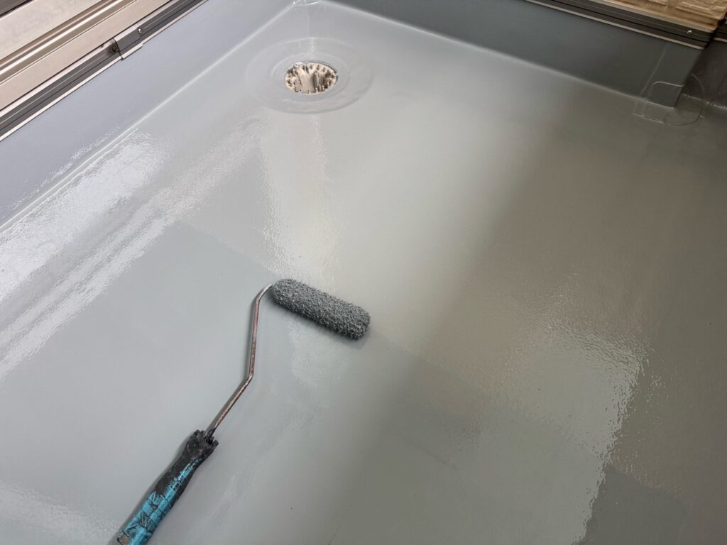 ベランダ床：トップコート２層目<br />
<br />
これで完了になります。