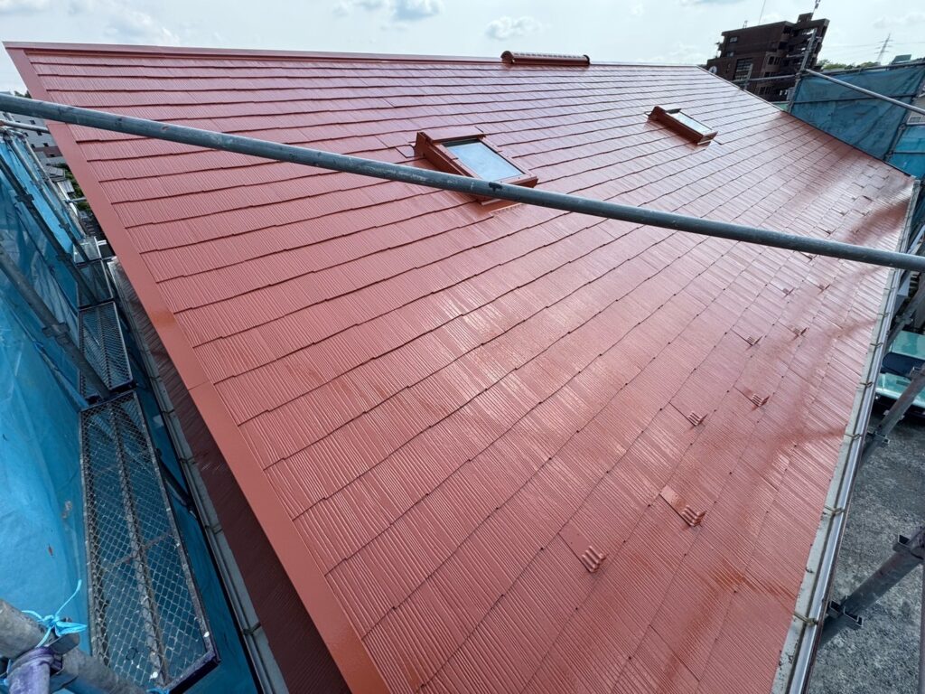 施工完了:大屋根<br />