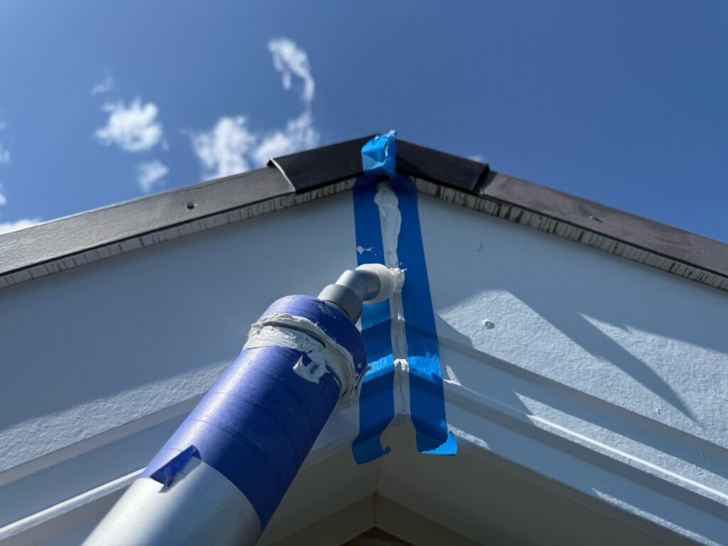 コーキング打ち込み