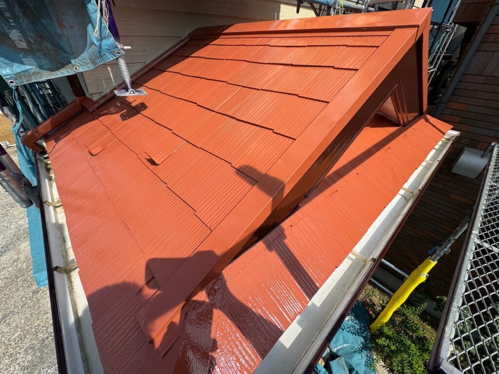 施工完了:下屋根