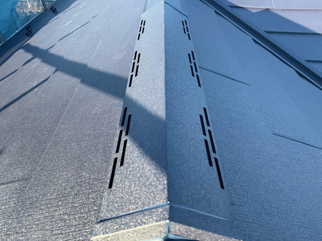 施工完了：換気棟