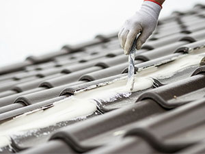 漆喰で雨水の浸入を防ぐ