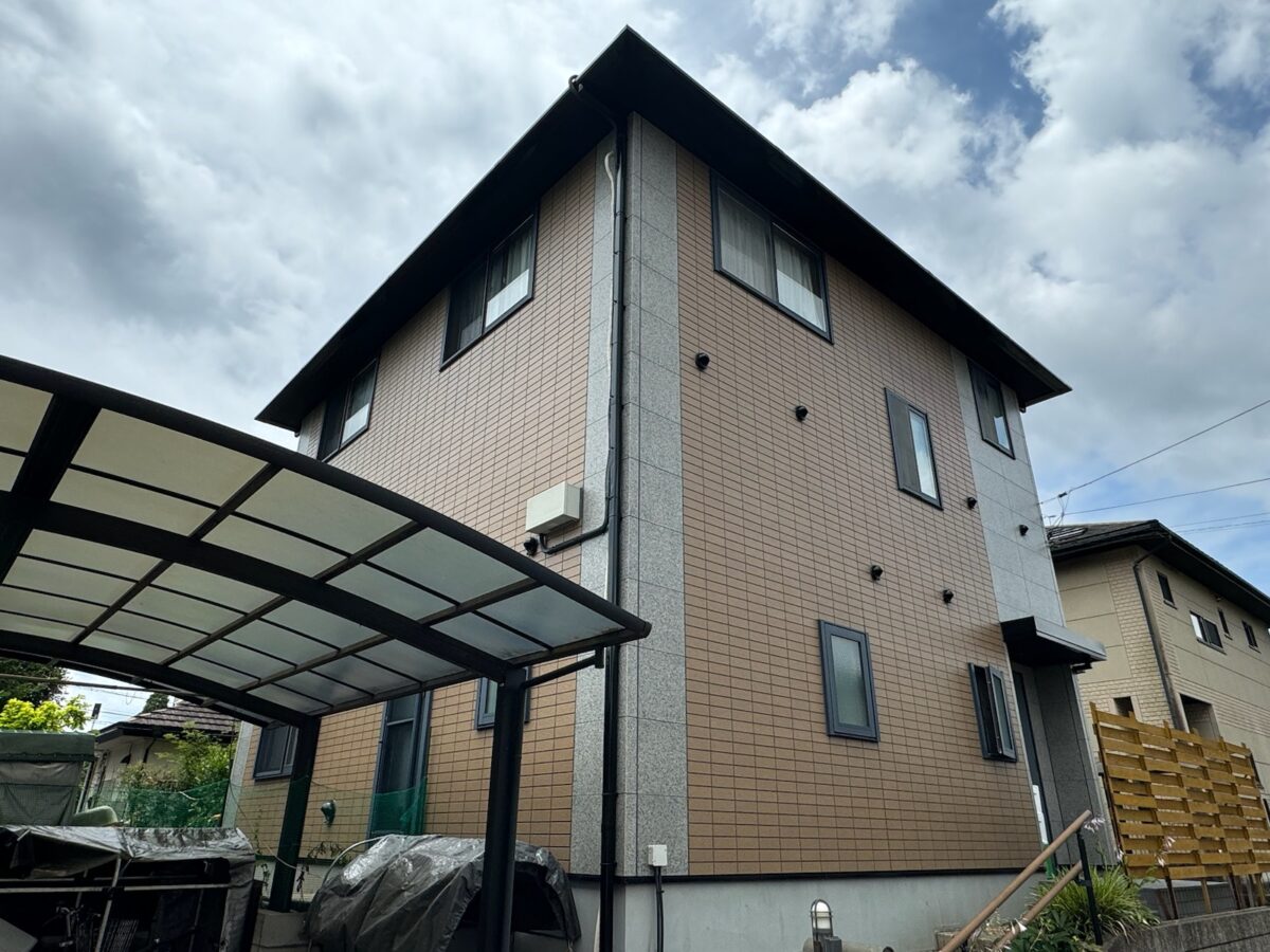 つくば市　I様邸　屋根カバー工法・外壁塗装リフォーム工事