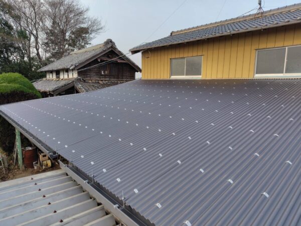 古河市　M様邸　屋根葺き替え工事（雨漏れ修理）