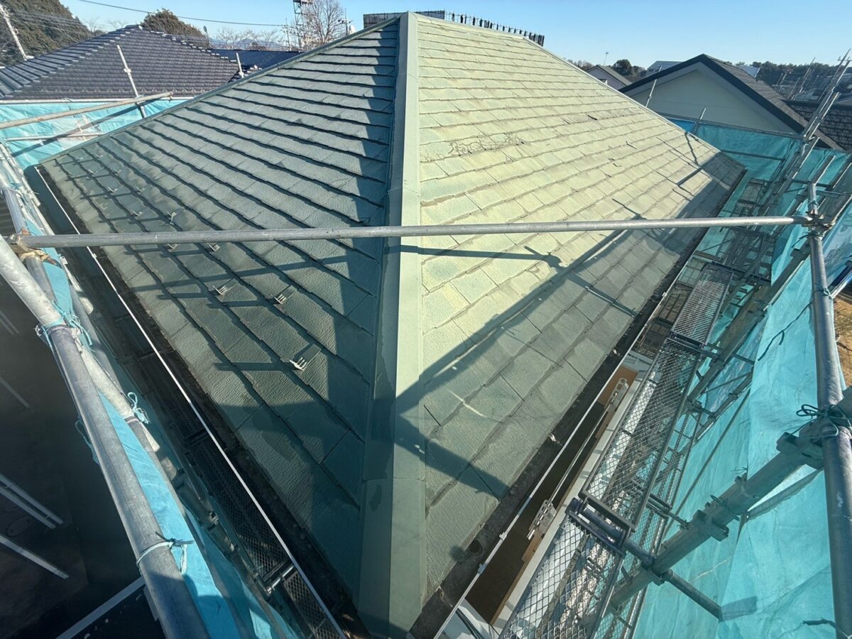 コロニアル屋根からエスジーエル鋼板に